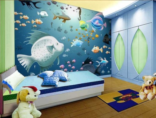 25 Motif Wallpaper  Dinding  Kamar  Tidur  Anak  Perempuan dan 
